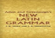 Read Online Allen and Greenough s New Latin Grammar (Dover Language Guides) Review