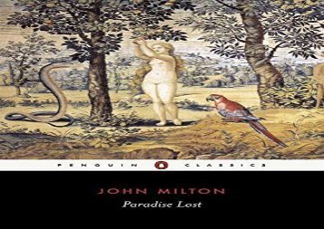 Read Online Paradise Lost (Penguin Classics) For Full