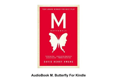 AudioBook M. Butterfly For Kindle