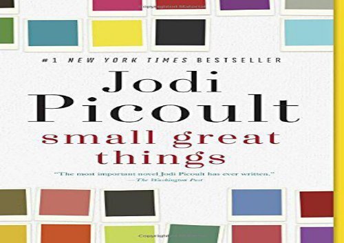 Free Pdf Small Great Things Epub