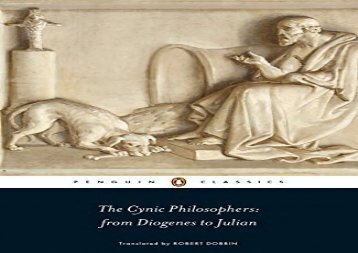 PDF Online The Cynic Philosophers: from Diogenes to Julian (Penguin Classics) Review