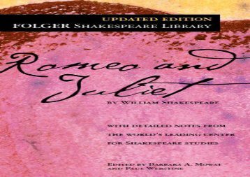 AudioBook Romeo and Juliet (Folger Shakespeare Library) Any Format
