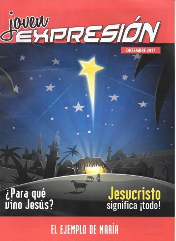 Expresión Joven Diciembre 2017 - ¿Para qué vino Jesús?