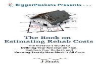 [+]The best book of the month The Book on Estimating Rehab Costs: The Investor s Guide to Defining Your Renovation Plan, Building Your Budget, and Knowing Exactly How Much It All Costs (BiggerPockets Presents.)  [FULL] 