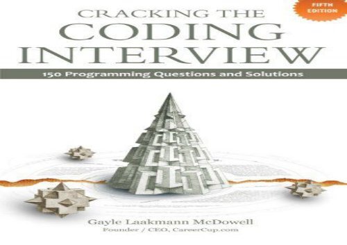 [+]The best book of the month Cracking the Coding Interview: 150 Programming Questions and Solutions  [NEWS]