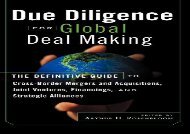 [+]The best book of the month Due Diligence for Global Deal Making: The Definitive Guide to Cross-Border Mergers and Acquistions, Joint Ventures, Financings and Strategic Alliances (Bloomberg Financial)  [NEWS]