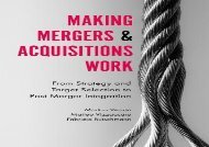 [+]The best book of the month Making Mergers and Acquisitions Work: From Strategy and Target Selection to Post Merger Integration  [FULL] 