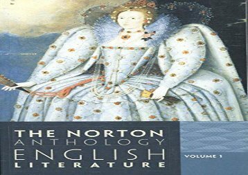 AudioBook The Norton Anthology of English Literature: 1 For Full