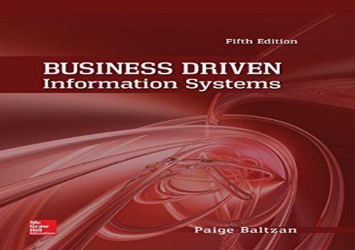 [+]The best book of the month Business Driven Information Systems [PDF] 