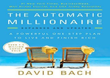 [+]The best book of the month The Automatic Millionaire: A Powerful One-Step Plan to Live and Finish Rich  [FREE] 