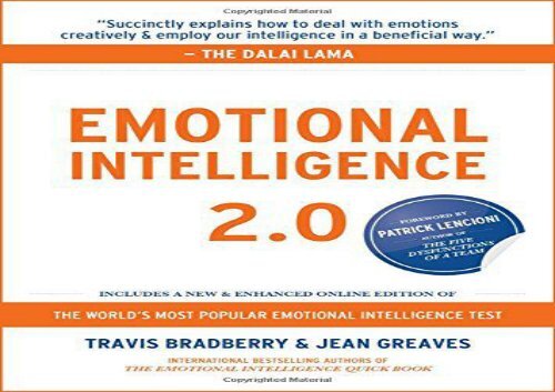 [+][PDF] TOP TREND Emotional Intelligence 2.0  [READ] 