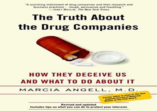 [+]The best book of the month The Truth about the Drug Companies: How They Deceive Us and What to Do about It [PDF] 