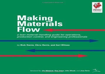 [+]The best book of the month Making Materials Flow: Volume 1.1: A Lean Material-handling Guide for Operations, Production-control, and Engineering Professionals  [NEWS]