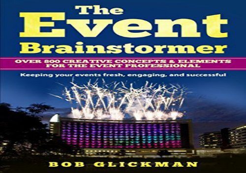 [+]The best book of the month The Event Brainstormer: Over 800 Creative Concepts   Elements for the Event Professional  [FREE] 