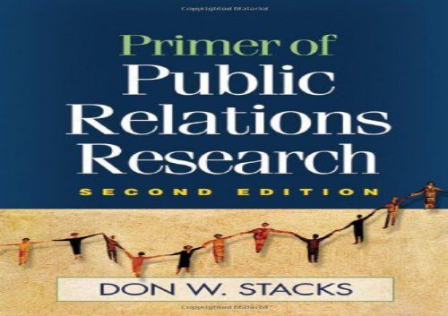 [+]The best book of the month Primer of Public Relations Research  [DOWNLOAD] 
