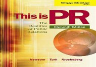 [+][PDF] TOP TREND Cengage Advantage Books: This is PR: The Realities of Public Relations  [DOWNLOAD] 
