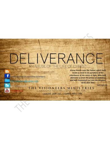 DELIVERANCE