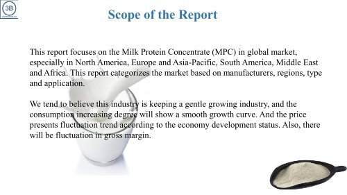 Milk protein concentrates (MPCs)