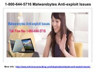1-800-644-5716 Malwarebytes Anti-exploit Issues
