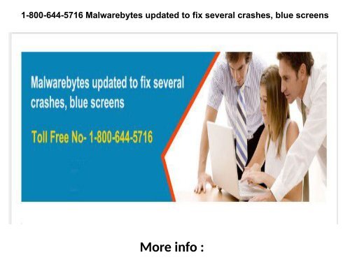 1-800-644-5716 Malwarebytes Anti-exploit Issues