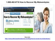 1-888-462-6718 Malwarebytes Tech Support Service 