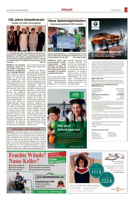 2018-07-15 Bayreuther Sonntagszeitung