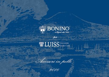 PELLETTERIA BONINO LUISS 2018