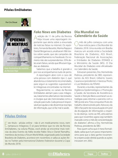 Revista EmDiabetes Edição 15