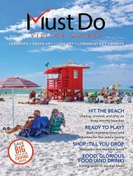 Must Do Sarasota Visitor Guide Summer/Fall 2018