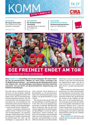 KOMM Extraausgabe CWA 2018