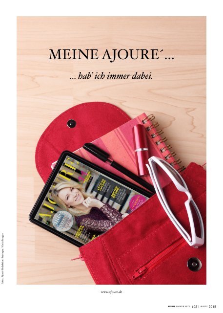 AJOURE´ Magazin August 2018