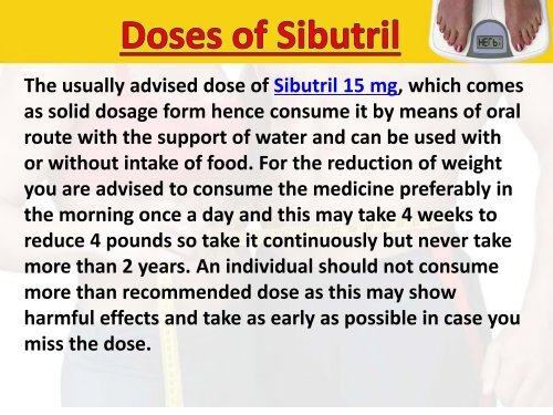 Prefer Sibutril Weight Loss Pills For Obesity Issues