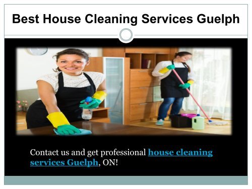 Home Cleaning Services Guelph