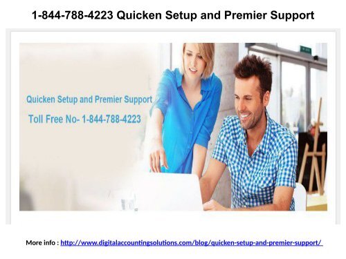 1-844-788-4223 Support for Quicken Customer Care Number 