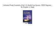 Best PDF Essentials of the U.S. Health Care System -  Unlimed acces book - By Douglas A. Singh