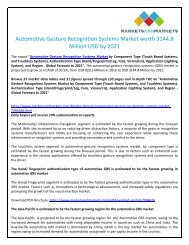 Automotive guesture recognition market