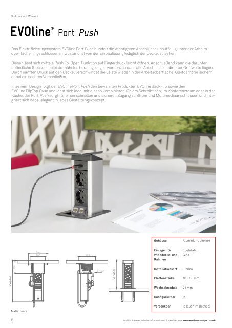 WEMA RaumKonzepte: EVOline - Katalog 2018