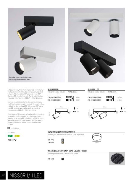 WEMA RaumKonzepte: Molto Luce - Light Style 18/19