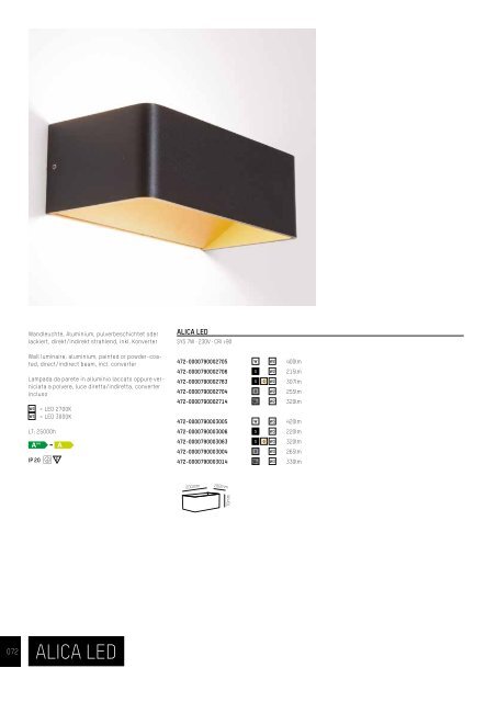 WEMA RaumKonzepte: Molto Luce - Light Style 18/19