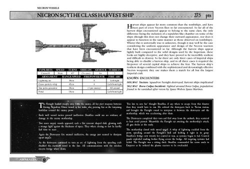 THE HARVEST FLEETS: - Games Workshop