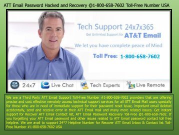 Fix AT&T Email Login Problems 1-800-658-7602