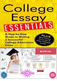 2018 Helpful Guide College Essay Writing by Paper Leaf.ca