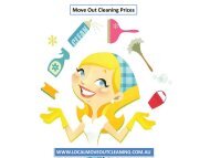 Move Out Cleaning Prices