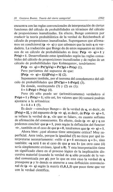 1993 - Gustavo Bueno - Teoría del Cierre Categorial-Tomo-2. Pentalfa. 1993