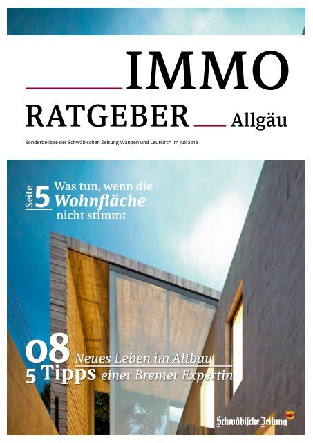 Immo Ratgeber Allgäu Juli 2018