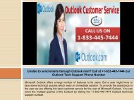 Resolve Any Outlook Issues By Calling +1-833-445-7444 Outlook Technical Support Number