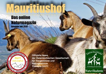 Mauritiushof Naturmagazin Juli 2018