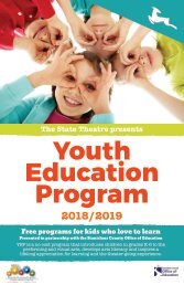 State Theatre Youth Education Program 2018/2019