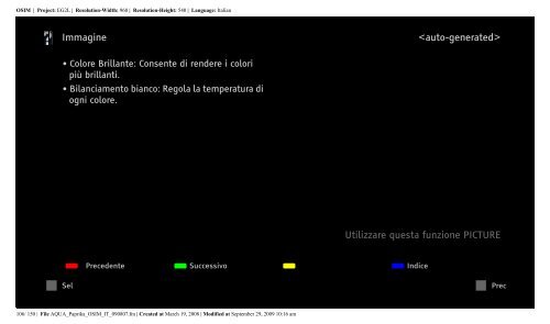 Sony KDL-40Z5810 - KDL-40Z5810 Consignes d&rsquo;utilisation Italien