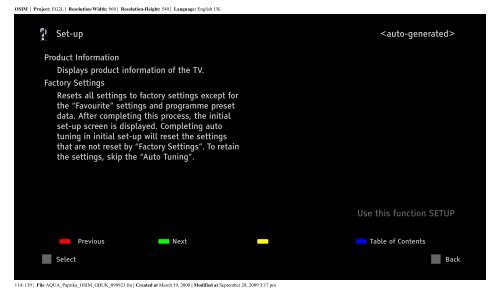 Sony KDL-40Z5810 - KDL-40Z5810 Consignes d&rsquo;utilisation Anglais